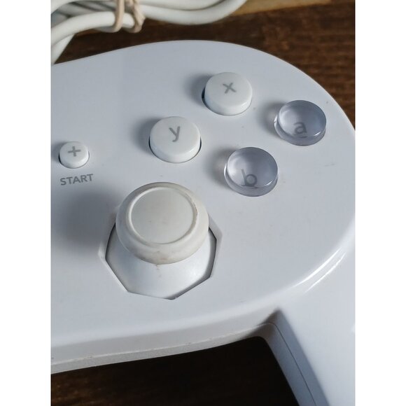 Nintendo Wii Pro Controller Classic White RVL-005 OEM Tested Working - Picture 3 of 8